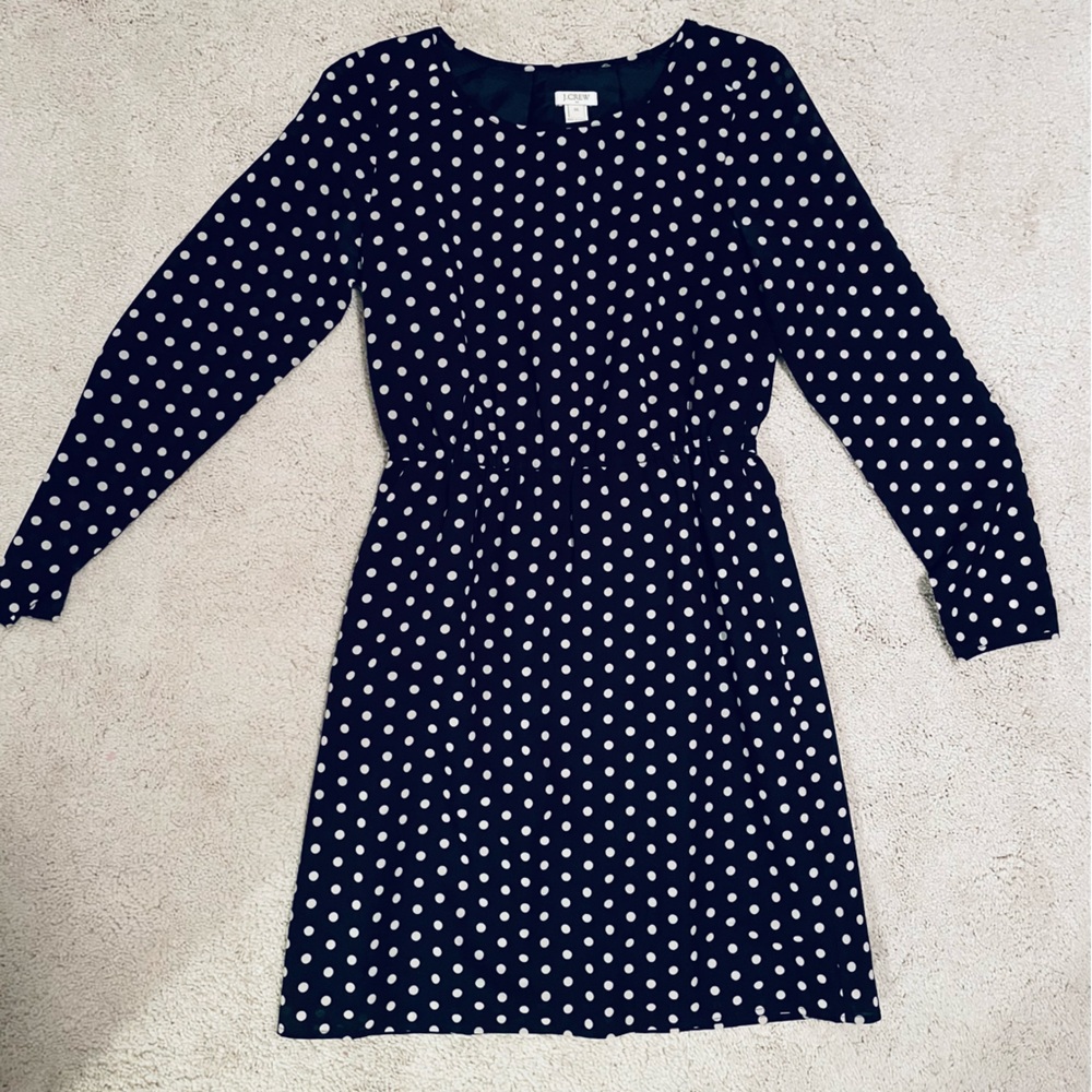 Jcrew Polka Dot Dress